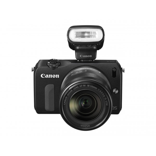 Canon EOS M Systemkamera (18 Megapixel, 7,6 cm (3 Zoll) Display, Full HD, Touch-Display) Kit inkl. EF-M 18-55mm 1:3,5-5,6 IS STM Objektiv und Speedlite 90EX schwarz-35