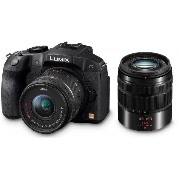 Panasonic Lumix DMC-G6WEG-K Systemkamera (16 Megapixel, 7,6 cm (3 Zoll) Touchscreen, WiFi, NFC) mit Objektiv Lumix G 14-42mm/F3,5-5,6 OIS und 45-150mm/F4,0-5,6 OIS schwarz-34