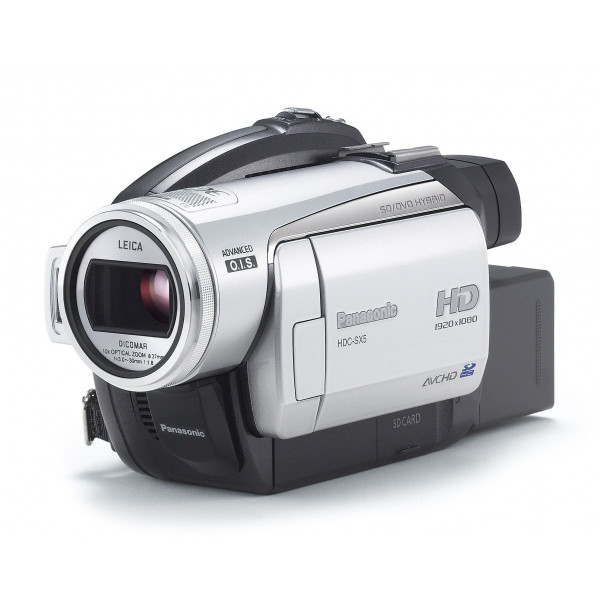 Panasonic HDC-SX5 EG S Full-HD-Camcorder (DVD/SD Hybrid, 10-fach opt. Zoom, 2,7" Display, Bildstabilisator) in silber-34