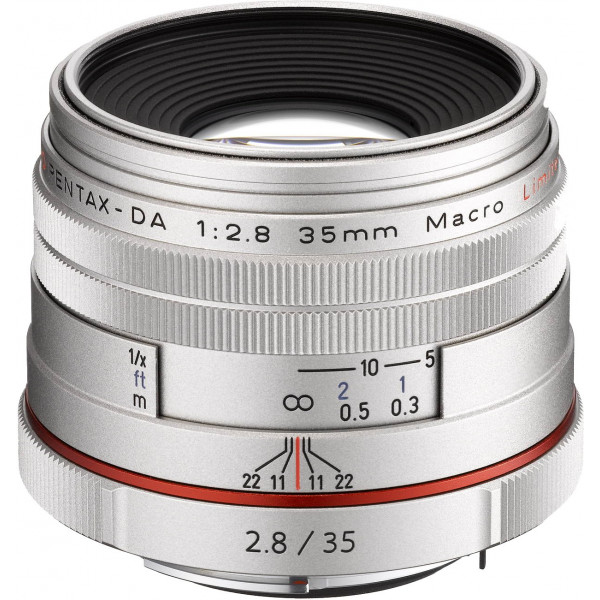 PENTAX DA35mm F2.8 Macro Limited SILVER K-mount APS-C 21460 HD DA35F2.8MACRO Limited SL-32