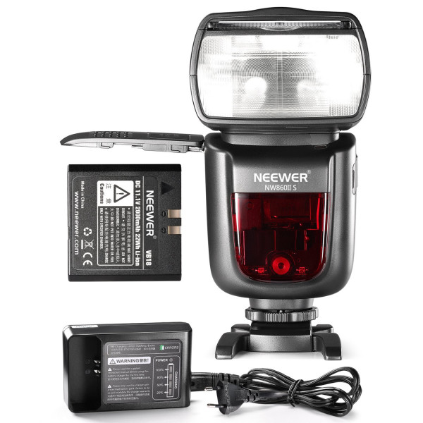 Neewer® NW860II S 2.4G Funk 1/8000 HSS TTL Master Slave Blitz Speedlite für Sony-Kamera mit neuen Mi Hot Shoe und 2000mAh aufladbar, Li-Ionen-Akku So wie A77II A7RII A7R A58 A99 ILCE6000L-38