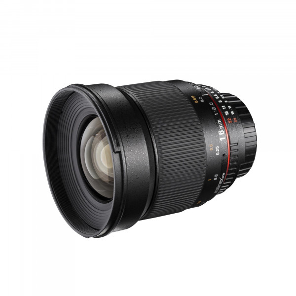 Walimex Pro 16mm 1:2,0 DSLR-Weitwinkelobjektiv (Filtergewinde 77mm, Gegenlichtblende, großer Bildwinkel, IF) für Canon EF Objektivbajonett schwarz-37