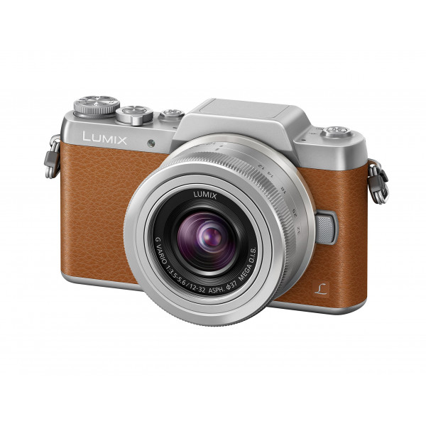 Panasonic DMC-GF7 Lumix Kamera Kit mit H-FS 12-32 mm Objektiv braun/silber-33
