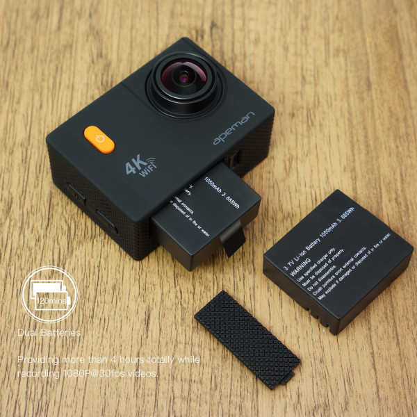 Apeman action kamera wifi sports cam clearance 4k camera 20mp ultra full hd