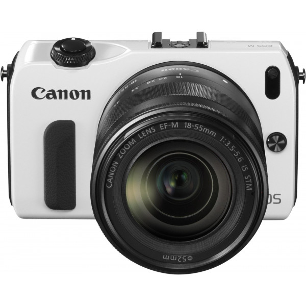 Canon EOS M kompakte Systemkamera (18 Megapixel, 7,6 cm (3 Zoll) Display, Full HD, Touch-Display) Kit inkl. EF-M 18-55mm 1:3,5-5,6 IS STM und Speedlite 90EX weiß-310