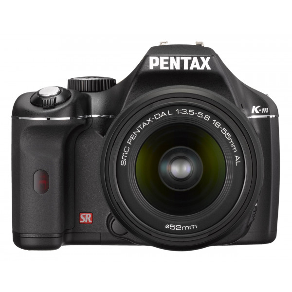 Pentax KM SLR-Digitalkamera (10 Megapixel, Bildstabilisator) Kit inkl. DA L 18-55mm-39