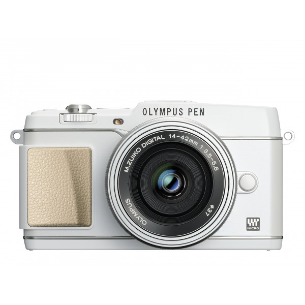 Olympus Pen E-P5 Kamera (16,1 Megapixel, Full HD, 7,6 cm (3 Zoll) Display, WiFi) inkl. 14-42mm Pancake Objektiv und Ledertrageriemen, weiß-35