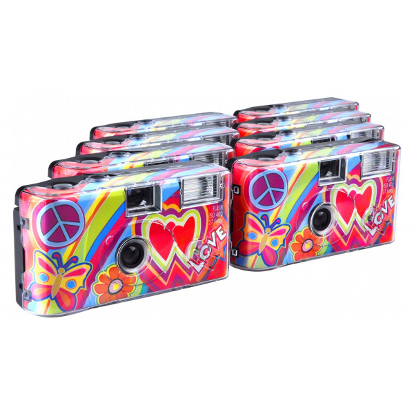 TopShot Love Einwegkamera (27 Fotos, Blitz, 8-er Pack) cult-31