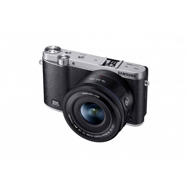Samsung NX3000 Smart Systemkamera 20,3 Megapixel, 7,5 cm 3 Zoll Display, Full HD Video, WIFi 