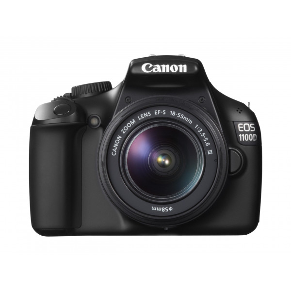 Canon EOS 1100D SLR-Digitalkamera (12 Megapixel, 6,9 cm (2,7 Zoll) Display, HD-Ready, Live-View) Kit inkl. EF-S 18-55mm 1:3,5-5,6 DC III (not stabilized)-312