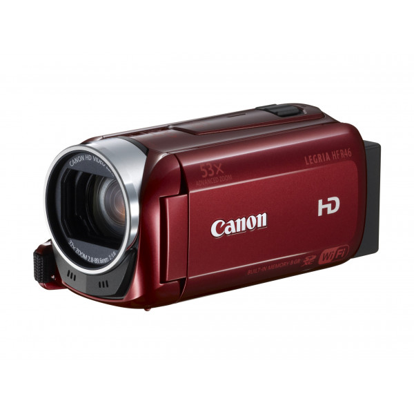 Canon Legria HF R46 Full-HD Camcorder (3,2 Megapixel, 32-fach opt. Zoom, 7,5 cm (3 Zoll) Touchscreen, 8GB Flash Speicher, bildstabilisiert, USB) rot-36