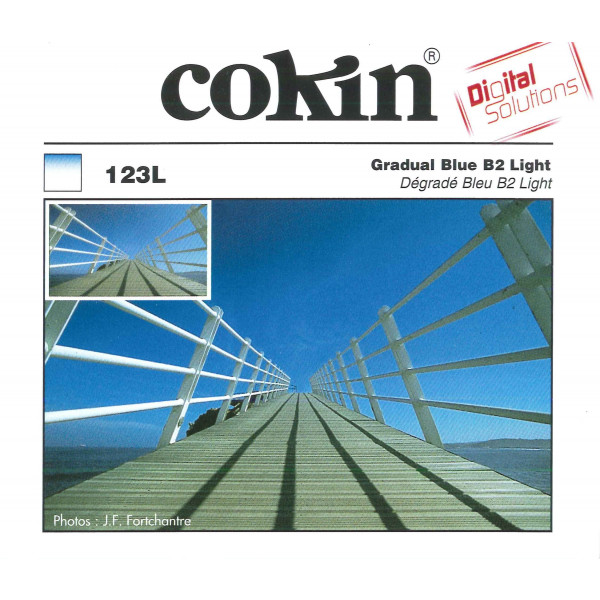 Cokin X123L Verlauffilter 2 light Größe S blau-31