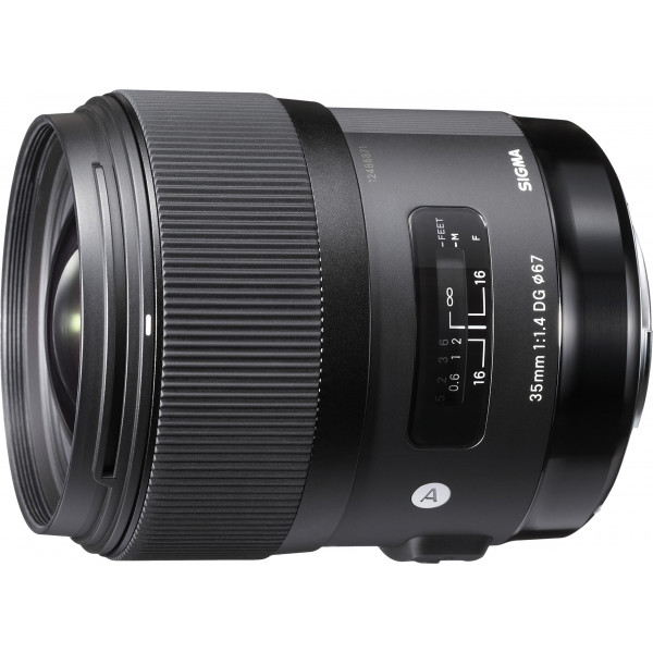 Sigma 35 mm f/1,4 DG HSM-Objektiv (67 mm Filtergewinde) für Canon Objektivbajonett-37