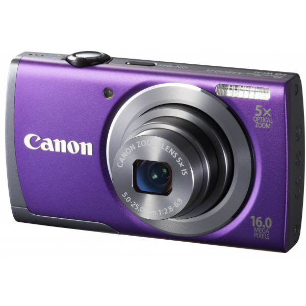Canon PowerShot A3500 Digitalkamera (16 Megapixel, 5-fach opt. Zoom, 7,6 cm (3 Zoll) Display, bildstabilisiert, DIGIC 4 mit iSAPS) violett-33