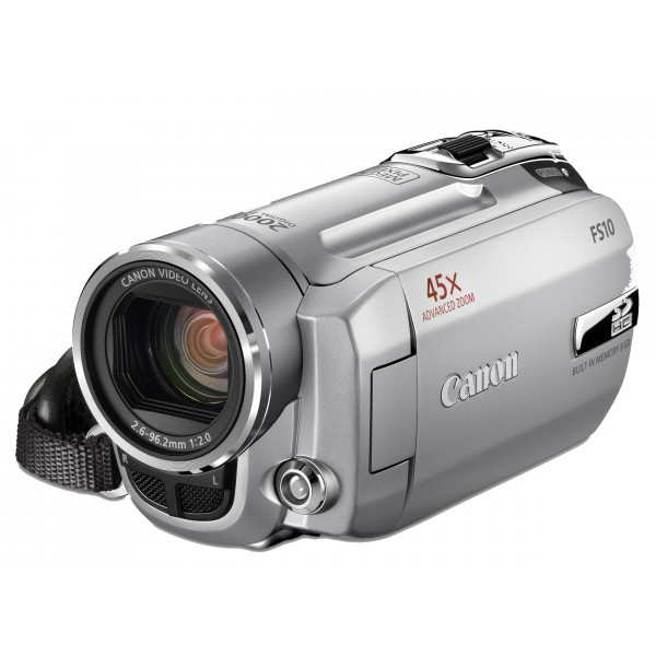 Canon FS10 Camcorder (HDD/SD Hybrid, 8 GB, 45fach opt. Zoom, 6,9 cm (2