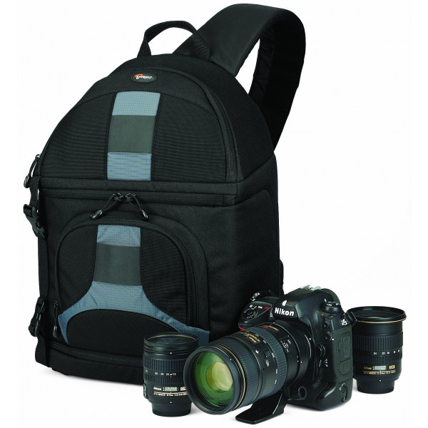 Lowepro Slingshot 200 AW SLR Kamerarucksack grau schwarz Kamerataschen Taschen