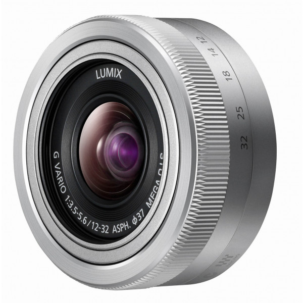 Panasonic Lumix H-FS12032E-S 12-32mm Objektiv für G-Serie Kamera (MEGA O.I.S Bildstabilisator, 2 asphärische Linsen) silber-34