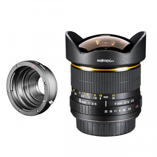 Walimex pro 8/3,5 Fish-Eye für Pentax Q-35