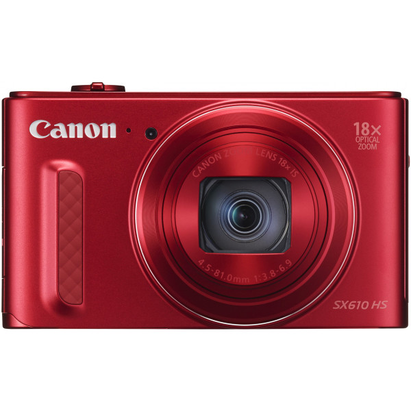 Canon PowerShot SX610 HS Digitalkamera (20,2 Megapixel CMOS, HS-System, 18-fach optisch, Zoom, 36-fach ZoomPlus, opt. Bildstabilisator, 7,5 cm (3 Zoll) Display, Full HD Movie, WLAN, NFC) rot-39