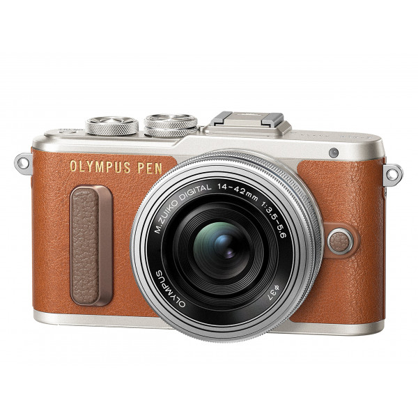 Olympus PEN E-PL8 Kompakte Systemkamera (16 Megapixel, elektrischer Zoom, Full HD, 7,6 cm (3 Zoll) Display, Wifi) inkl. 14-42 mm Pancake Objektiv braun/silber-38