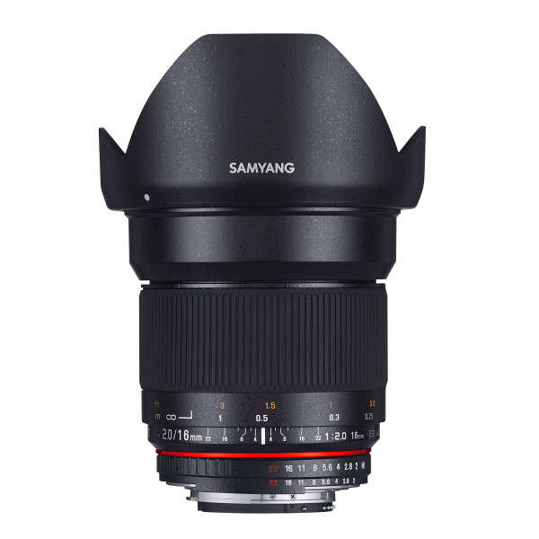 Samyang 16mm F2.0 Objektiv für Anschluss Sony Alpha-35