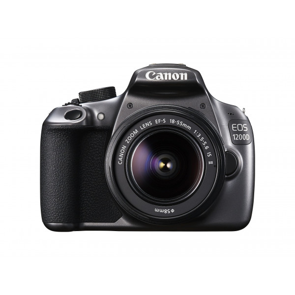 Canon EOS 1200D Spiegelrefexkamera mit EF-S 18-55 IS II Objektiv grau-34