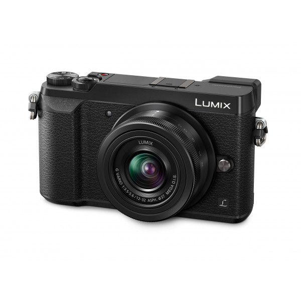 Panasonic LUMIX G DMC-GX80KEGK Systemkamera (16 Megapixel, Dual I.S. Bildstabilisator,Touchscreen, Sucher, 4K Foto und Video) schwarz mit Objektiv H-FS12032E-310