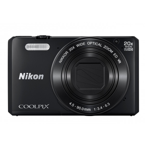 Nikon COOLPIX S3700 ブラック Nikon Coolpix S3700 Digitalkamera (20 Megapixel, 8-fach opt