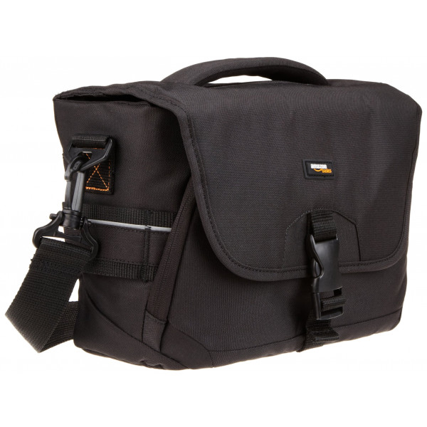 AmazonBasics Kameratasche für DSLR-Kamera und Zubehör (oranges Interieur) Medium-37