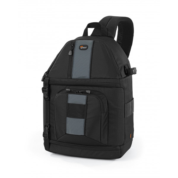 Lowepro SlingShot 302 AW SLR-Kamerarucksack (für SLR mit aufgesetztem 70-200mm-Objektiv und bis zu 6 zusätzlichen Objektiven) schwarz-39