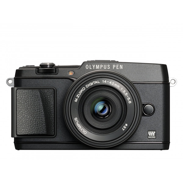 Olympus Pen E-P5 Kamera (16,1 Megapixel, Full HD, 7,6 cm (3 Zoll) Display, WiFi) inkl. 14-42mm Pancake Objektiv und Ledertrageriemen, schwarz-35