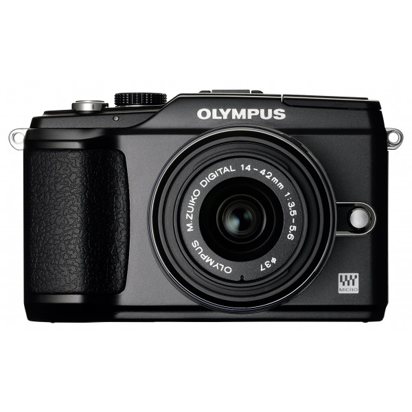 Olympus E-PL2 Systemkamera (12 Megapixel, 7,6 cm (3 Zoll) Display, bildstabilisiert) schwarz mit 14-42mm Objektiv schwarz-34