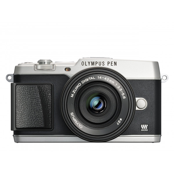 Olympus Pen E-P5 Kamera (16,1 Megapixel, Full HD, 7,6 cm (3 Zoll) Display, WiFi) inkl. 14-42mm Pancake Objektiv und Ledertrageriemen, silber-36
