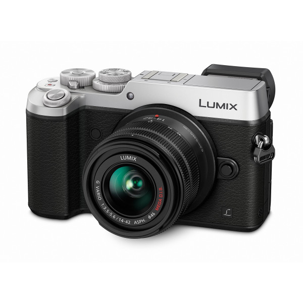 Panasonic LUMIX G DMC-GX8KEG-K Systemkamera (20 Megapixel, Dual I.S. Bildstabilisator, 4K, Staub / Spritzwasserschutz) mit Objektiv H-FS1442AE schwarz / silber-35