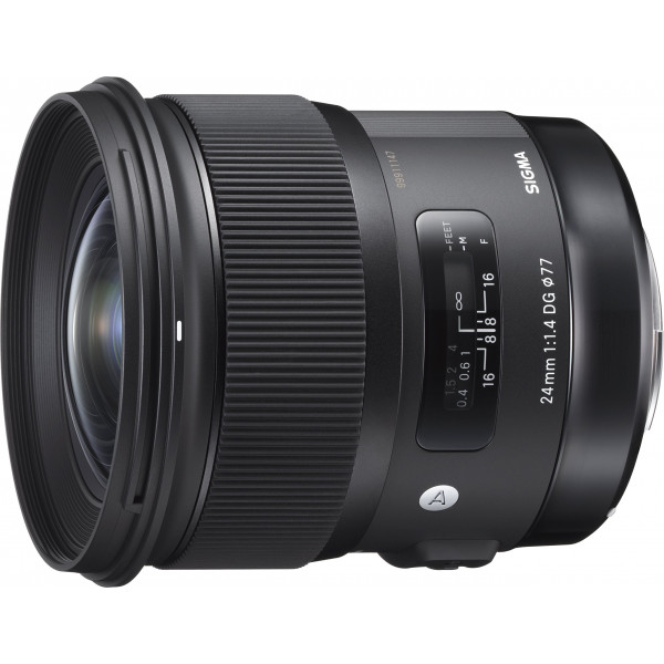 Sigma 24 mm F1,4 DG HSM Objektiv (77 mm Filtergewinde) für Nikon Objektivbajonett-37