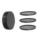 Haida Slim PRO II Digital MC Neutral Graufilter Set bestehend aus ND0.6 (4x), ND0.9 (8x), ND1.2 (16x) Filtern Durchmesser 77mm Inkl. Stack Cap Filtercontainer + Cap-20