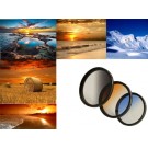 3er Verlaufsfilter Set (Blau, Grau, Orange) für Digitalkameras Filterdurchmesser 77mm Inkl. passendem Filtercontainer-20