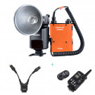 GODOX Witstro AD-360 360W GN80 Externe Tragbare Blitzlicht Speedlite mit PB960 Lithium-Akku-Kit f¨¹r Canon Nikon Kamera mit Godox DB-02 Kabel Y-Adapter und Godox FT-16 Wireless Power Controller-20