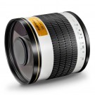 Walimex Pro 500mm 1:6,3 DSLR Spiegel-Teleobjektiv (Filtergewinde 34mm) für Sony A Objektivbajonett weiß-20