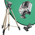 Mantona Green Screen Set für GoPro Kamera inkl. Kamerastativ, Stativadapter und Hintergrund Grün-20