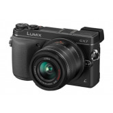 Panasonic Lumix DMC-GX7 Systemkamera (16 Megapixel, 7,6 cm (3 Zoll) Display, Full HD, optische Bildstabilisierung, WiFi, NFC) Kit inkl. H-FS1442AE-K Objektiv schwarz