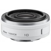 Nikon 1 Nikkor 10 mm 1:2,8 Objektiv weiß