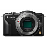 Panasonic Lumix DMC-GF3EG-K Systemkamera (12 Megapixel, 7,5 cm (3 Zoll) Touchscreen, LiveView, bildstabilisiert) schwarz