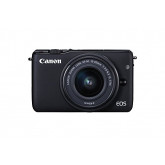 Canon EOS M10 Systemkamera (18 Megapixel, 7,5 cm (3 Zoll) Display, STM, WLAN, NFC, 1080p, Full HD) Kit mit EF-M 15-45mm IS schwarz