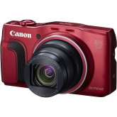 Canon PowerShot SX710 HS Digitalkamera (20,3 Megapixel CMOS, 30-fach optischer Zoom, 60-fach ZoomPlus, HS-System, opt. Bildstabilisator, 7,5 cm (3 Zoll) Display, Full HD Movie 60p, WLAN, NFC) rot