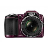 Nikon Coolpix L830 Digitalkamera (16 Megapixel, 34-fach opt. Zoom, 7,6 cm (3 Zoll) RGBW-LCD-Display, bildstabilisiert, Dynamic-Fine-Zoom, Full-HD) aubergine