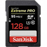 SanDisk Extreme Pro Class 10 U3 SDXC 128GB Speicherkarte (UHS-I, bis zu 95MB/s lesen)