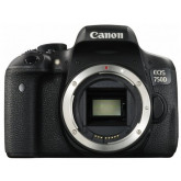 Canon EOS 750D SLR-Digitalkamera (24 Megapixel, APS-C CMOS-Sensor, WiFi, NFC, Full-HD) schwarz