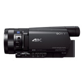 Sony FDR-AX100E 4K Ultra-HD-Camcorder (8,9 cm (3,5 Zoll) Display, 24p/25p/50p/50i Full-HD-Aufnahmen (4K in 24p/25p), eingebauter ND-Filter) schwarz