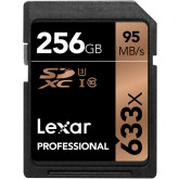 Lexar Professional 633x 256GB SDXC UHS-I-Karte - LSD256CBEU633